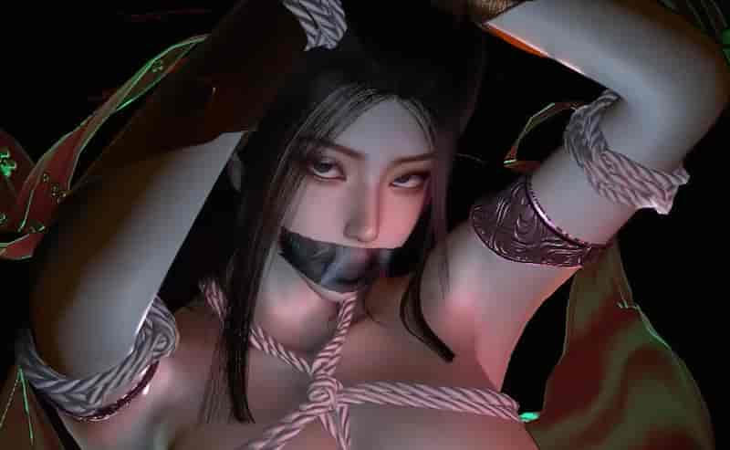 截屏2024 06 03 16.03.03 fgg99：焰灵姬 绳艺拘束骑乘调教木够 [3D/动态/VAM/横屏+竖屏/1.8G]