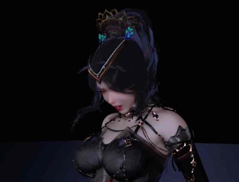 截屏2024 06 05 20.40.34  Xiang chu edge：迦南-夜吻超赞长腿黑丝美人【3D/动态/VAM/2.3G】