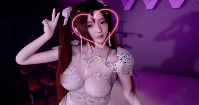 Snipaste 2024 07 08 23 15 49 天使没翅膀：绫美 Pokedance 清纯白丝双马尾 [动画/3D/动态/VAM] [1.1G]