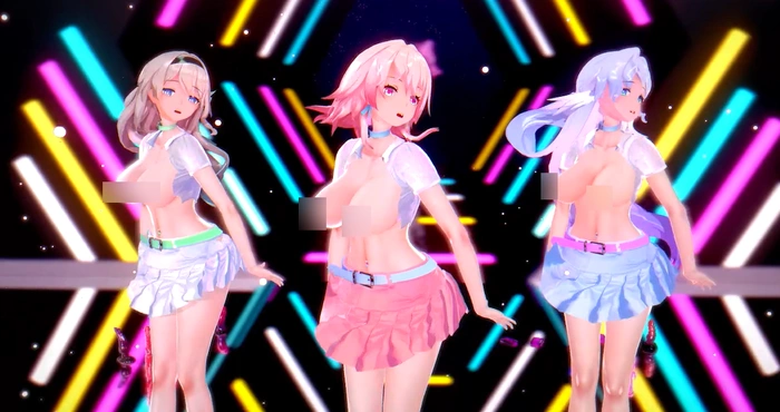 Snipaste 2024 07 09 23 16 39 星穹铁道：崩铁JK女团舞台秀【动漫/MMD/March Shadow/舞啪】【107m/720p】