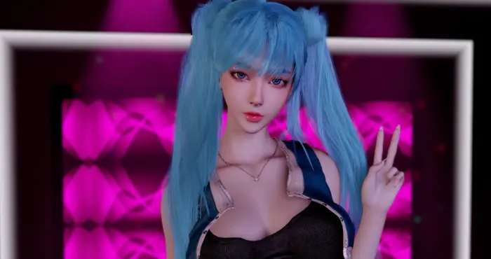 Snipaste 2024 07 19 23 05 12 天使没翅膀：初音 Spring shake 弹力摇 清纯双马尾少女超短裤热舞秀黑丝美腿 [动漫/3D/动态/VAM] [1.12G]